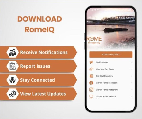 Report a trail issue using the Rome IQ app